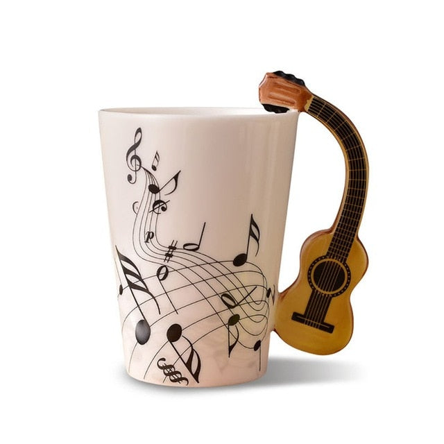 Guitar Musical Theme Mug