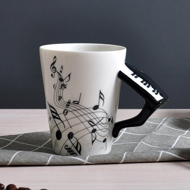 Guitar Musical Theme Mug