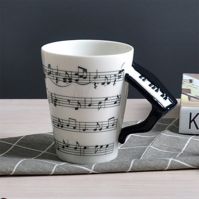 Guitar Musical Theme Mug