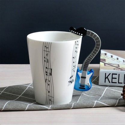 Guitar Musical Theme Mug