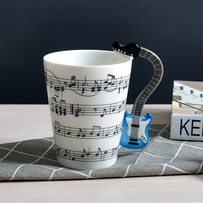 Guitar Musical Theme Mug