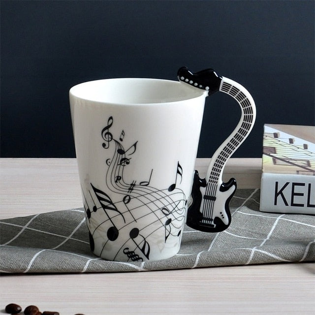 Guitar Musical Theme Mug