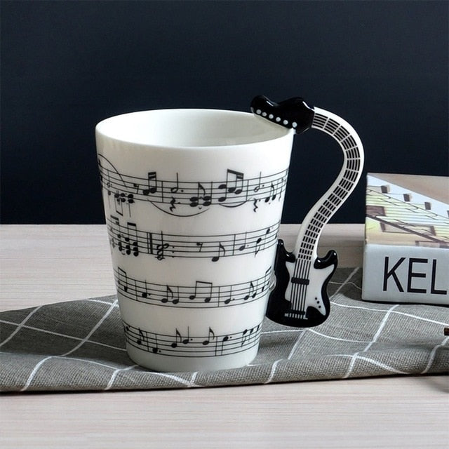 Guitar Musical Theme Mug