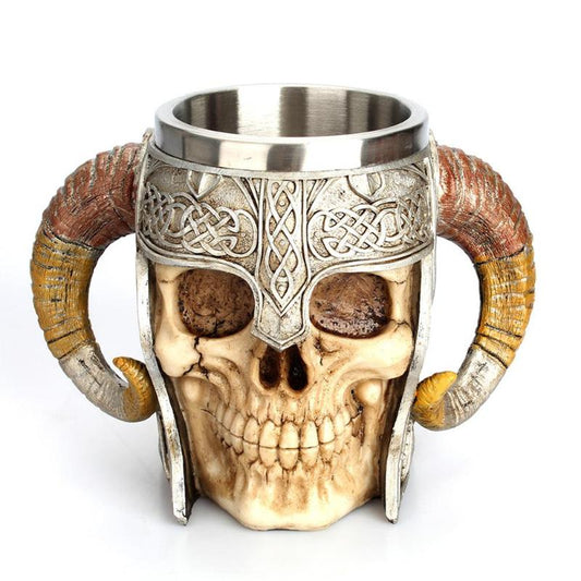 Viking Skull Halloween Mug